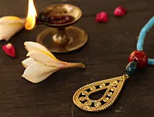आराधना | Aradhana ✺ Brass Necklace { 2 }